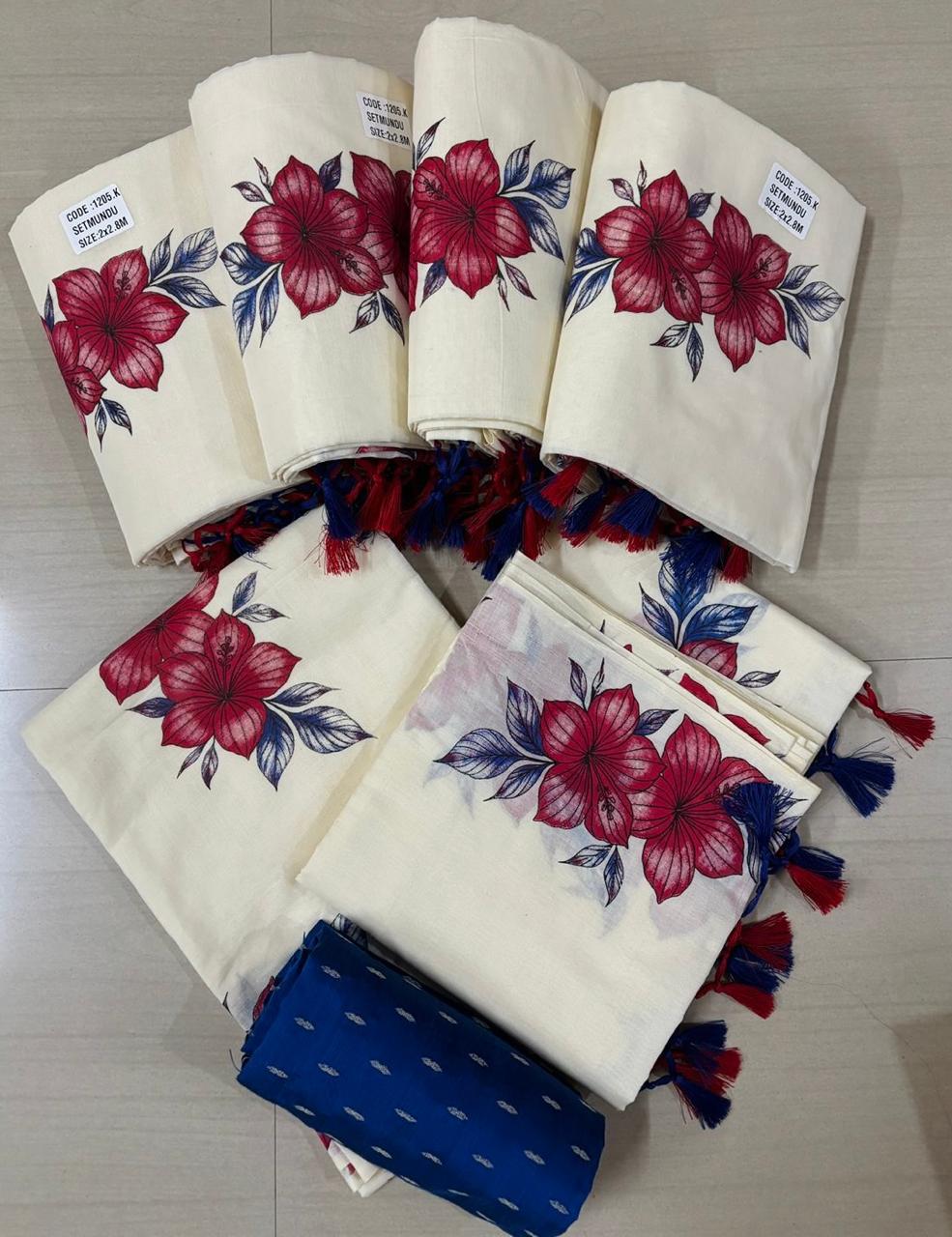 Chembarathy Setmund | Floral Print Setmund
