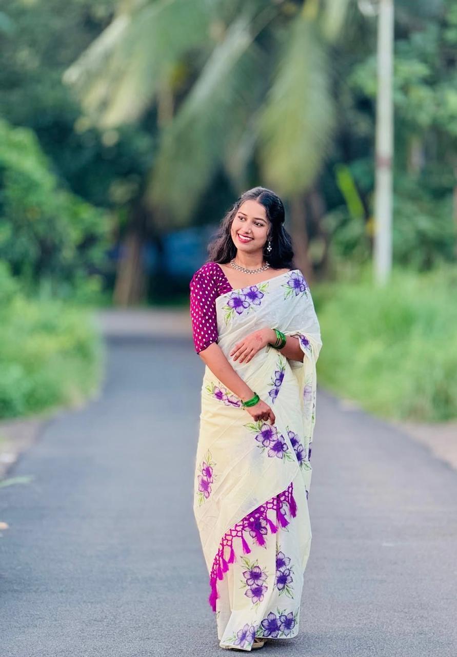 Chembarathy Setmund | Floral Print Setmund