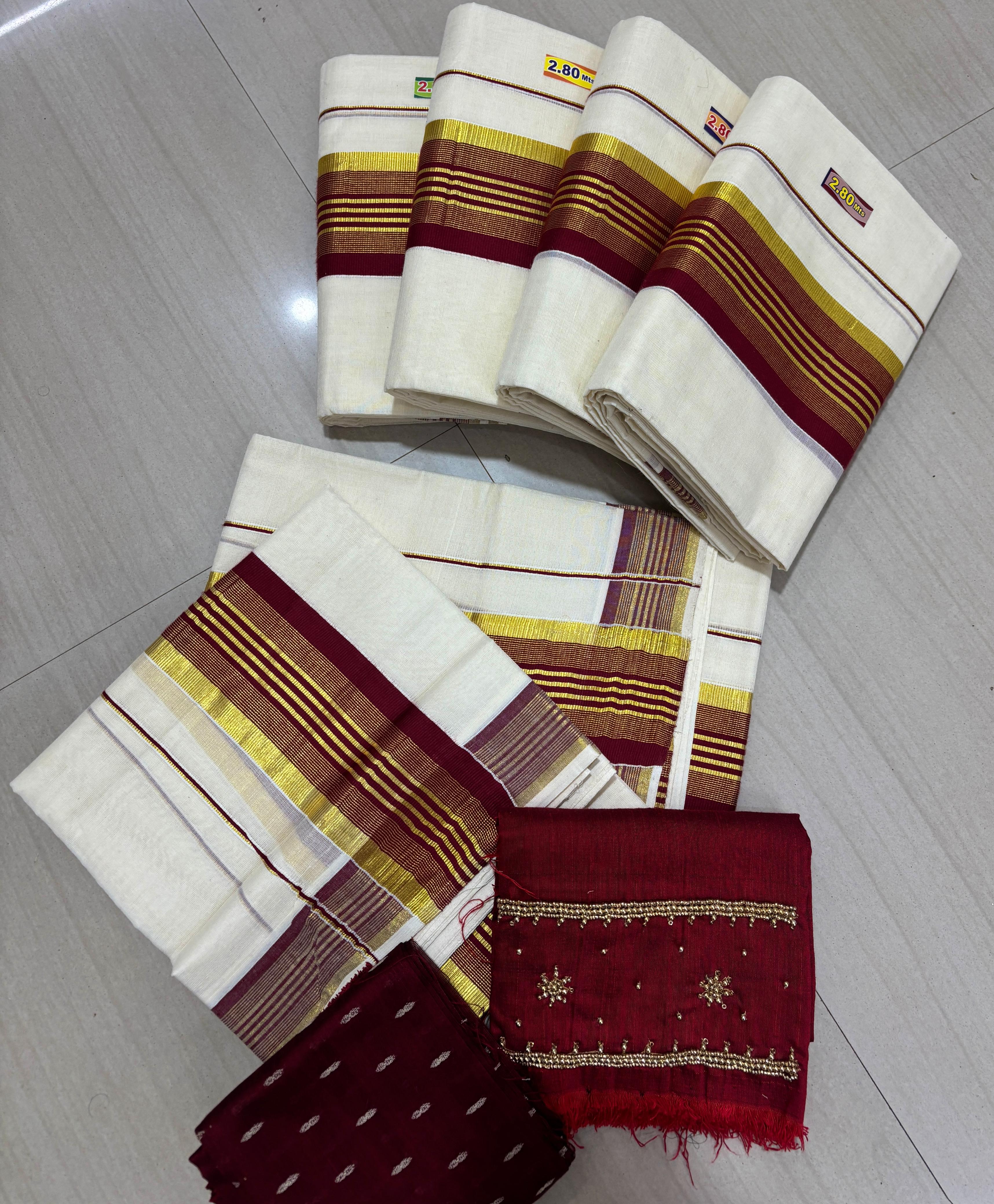 Elegant Setmund | Fancy Kasavum Karayum Setmund