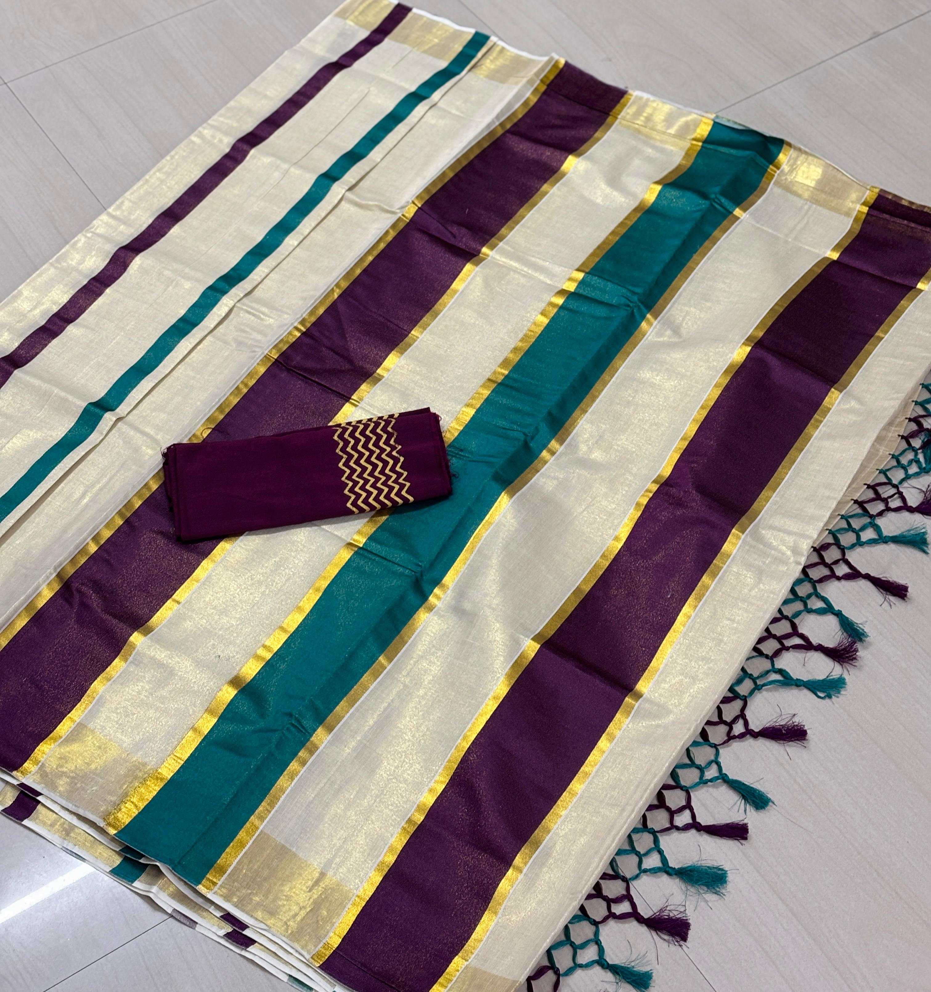 Tissue Stripes Setsaree | New arrival Stripes Setsaree