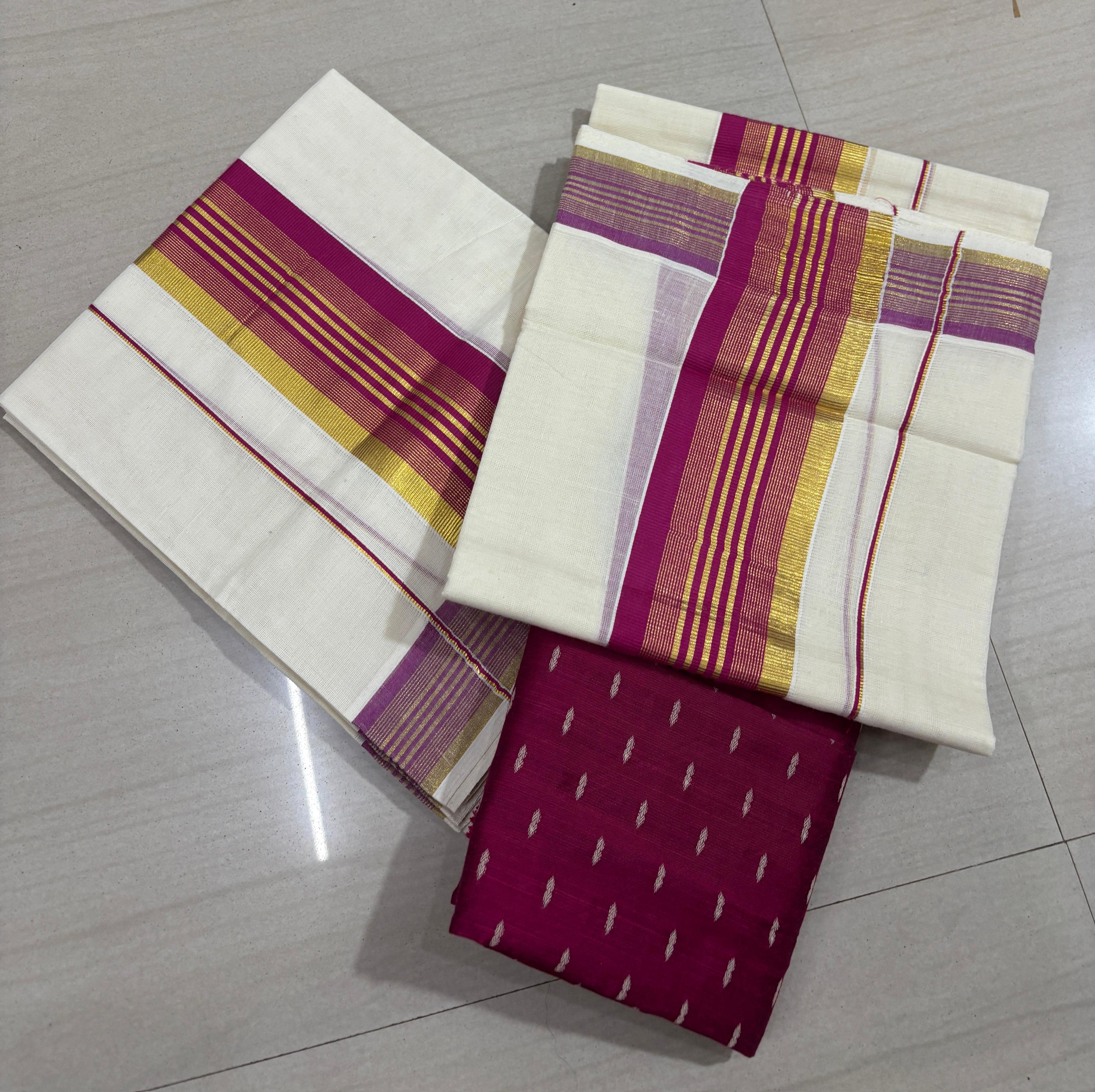 Elegant Setmund | Fancy Kasavum Karayum Setmund